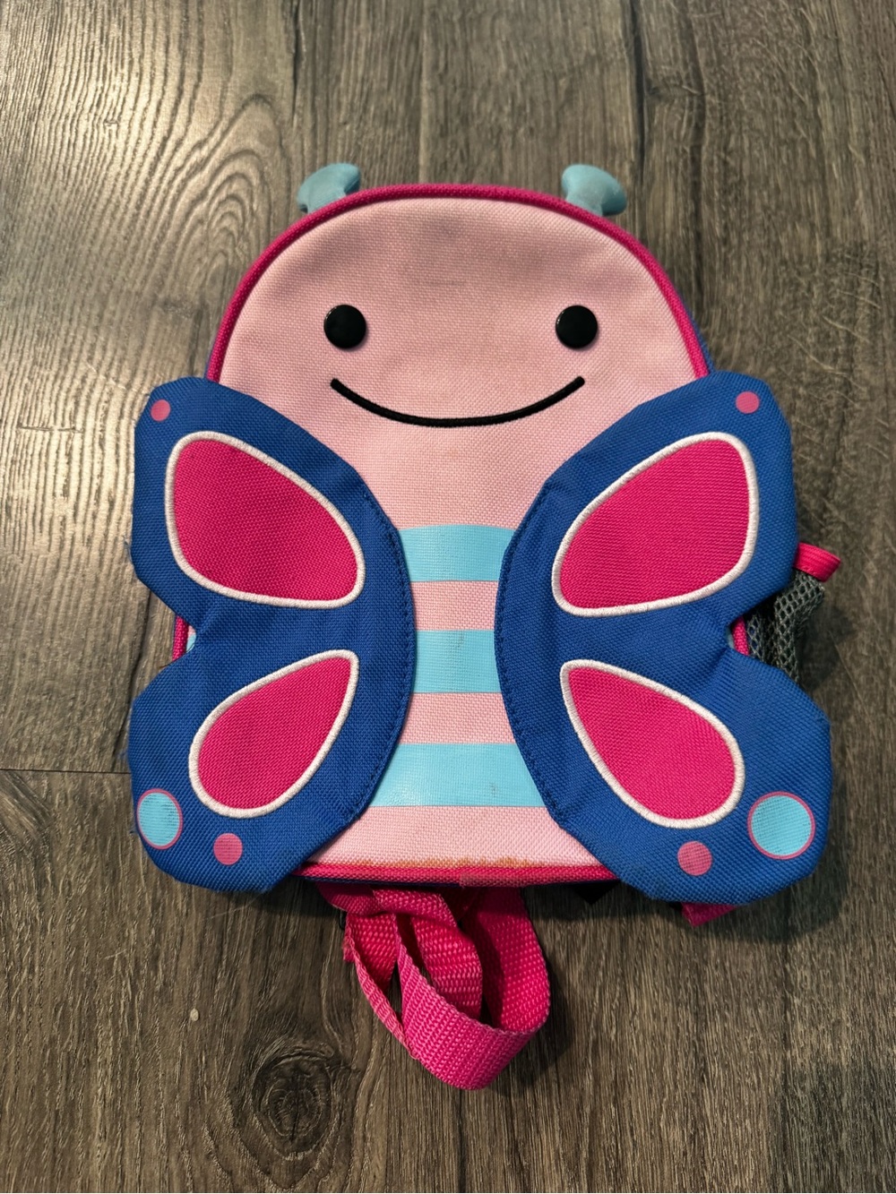 Skip hop Zoo mini Kids Pink Butterfly Backpack and Cute dog Plush Design bag set